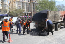 Ремонт, освещение и разметка автомобильных дорог Махачкалы