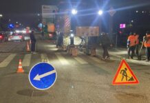 В Махачкале продолжается ремонт дороги на проспекте Имама Шамиля