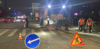 В Махачкале продолжается ремонт дороги на проспекте Имама Шамиля