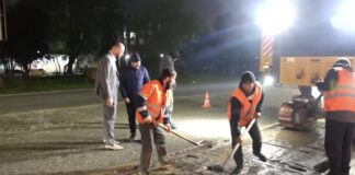 В Махачкале продолжается капитальный ремонт проспекта Имама Шамиля