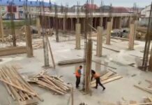 В микрорайоне ДОСААФ продолжается строительство школы