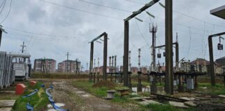 Подстанция «Приморская» продолжает свою работу в условиях непогоды