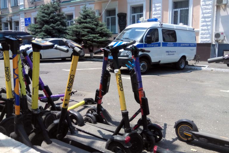 Нет условий для электросамокатов