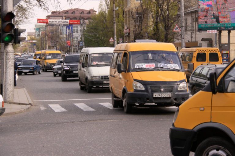 О стоимости проезда в маршрутных такси города
