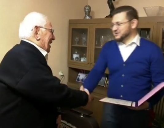 Ветерану Курбану Курбанову присвоено звание «Почетный гражданин Махачкалы»