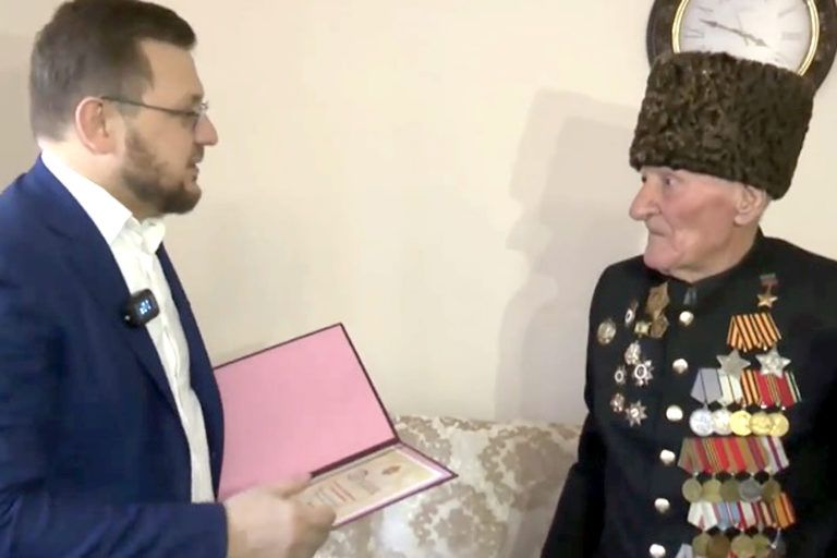 Ветерану войны присвоено почетное звание