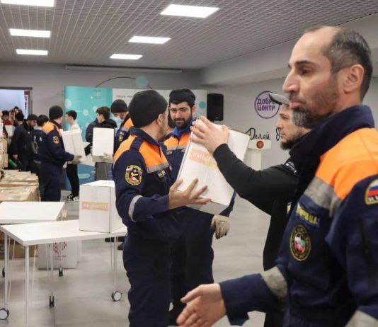 Центр добровольчества в Махачкале отправил беженцам из ДНР и ЛНР 15 тонн гуманитарного груза