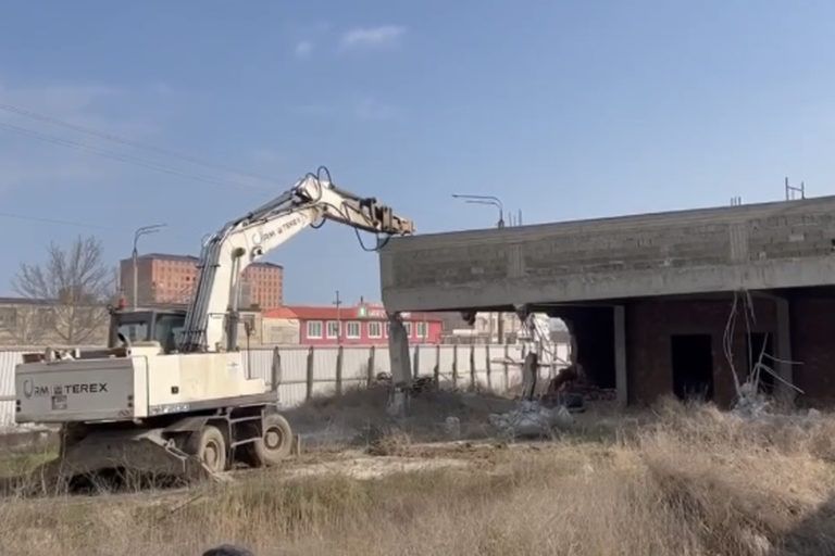 Снос незаконной АЗС