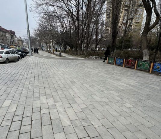 Реконструкция улицы Коркмасова выполнена на 65%