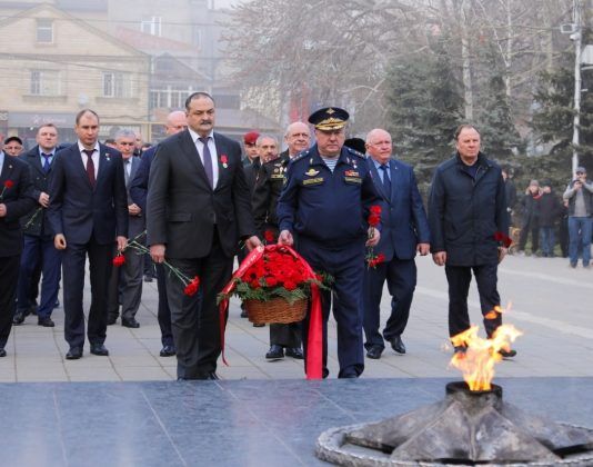 В Махачкале стартовал патриотический проект «Вахта героев Отечества»