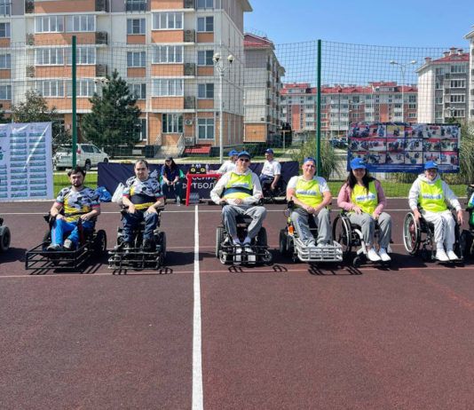 В Дагестане развивают футбол на электроколясках