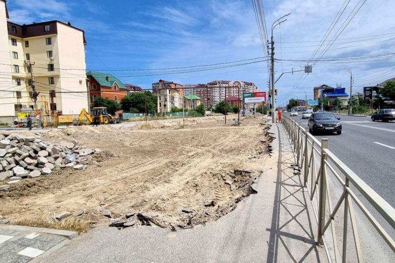 Начато строительство сквера по проспекту Насрутдинова