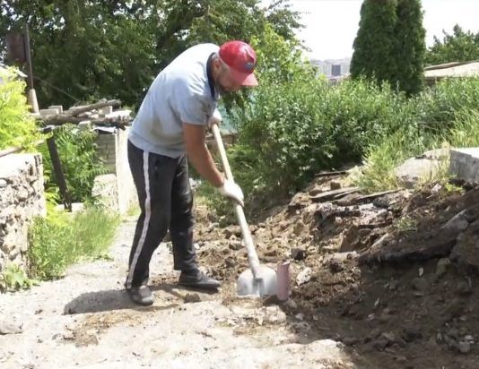 В махачкалинском поселке Кяхулай начали благоустройство общественного пространства