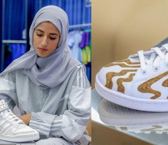 Мусульманка сотрудничает с Adidas, чтобы сделать уникальную обувь