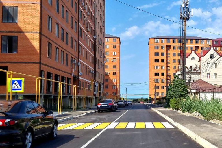 В мкр-не Редукторный завершено асфальтирование улицы