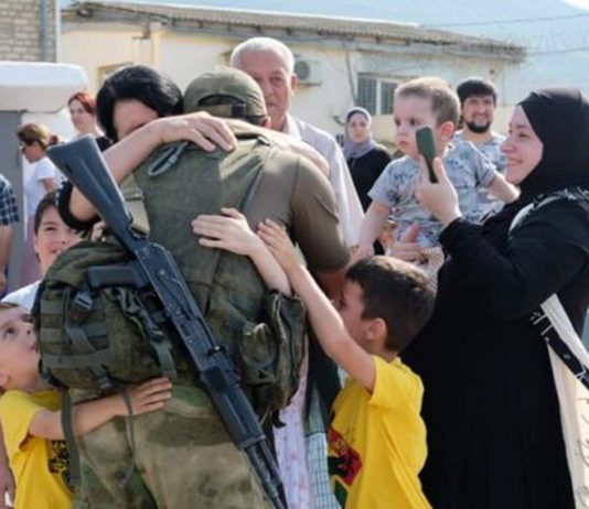 В Махачкале встретили участников спецоперации