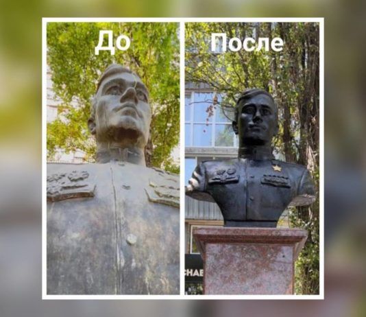 В Махачкале провели реставрацию бюста Героя Советского Союза Юсупа Акаева