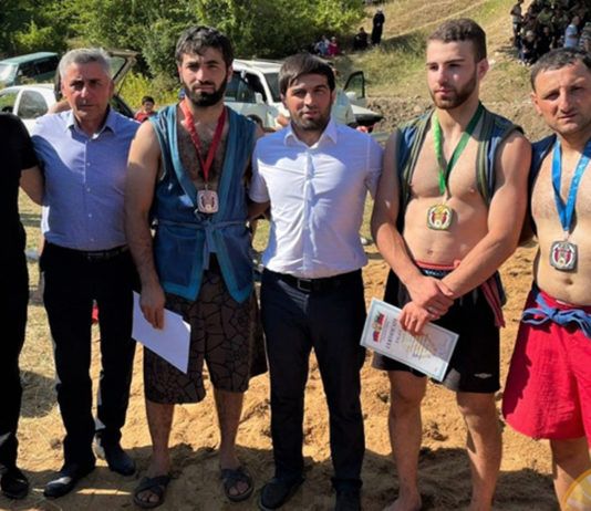 Дагестанские дзюдоисты и борцы с визитом дружбы в Грузии