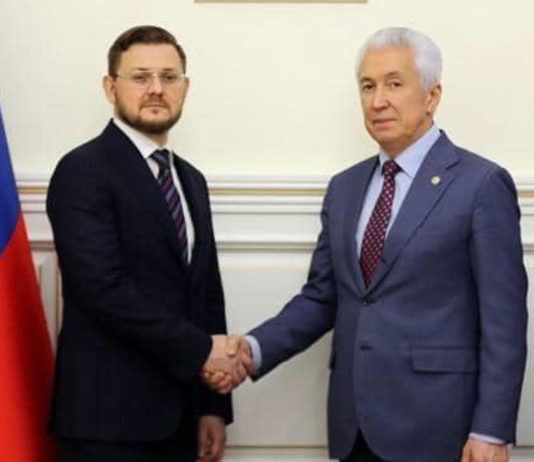 Салман Дадаев поздравил экс-главу Дагестана Владимира Васильева