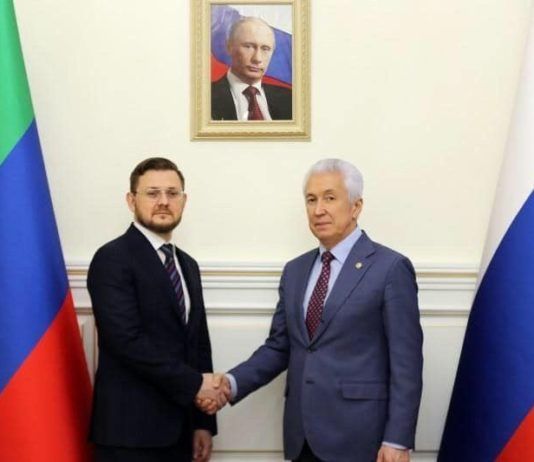 Салман Дадаев поздравил экс-главу Дагестана Владимира Васильева с днем рождения