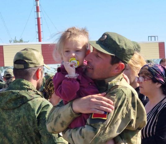 В Махачкале состоялись проводы мобилизованных со всех уголков Дагестана