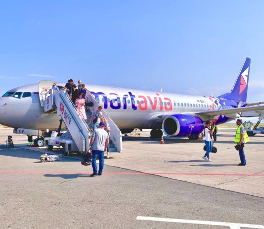 Пассажиропоток аэропорта Махачкалы в августе превысил показатель 2021 года на 46,2%