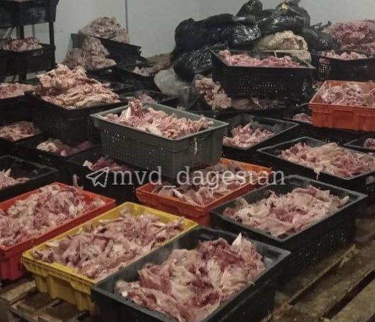 Житель пригорода Махачкалы заподозрен в краже мяса почти на 1 млн рублей