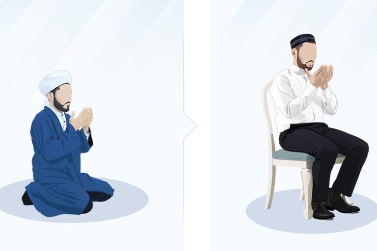 В каких случаях намаз можно совершать сидя?