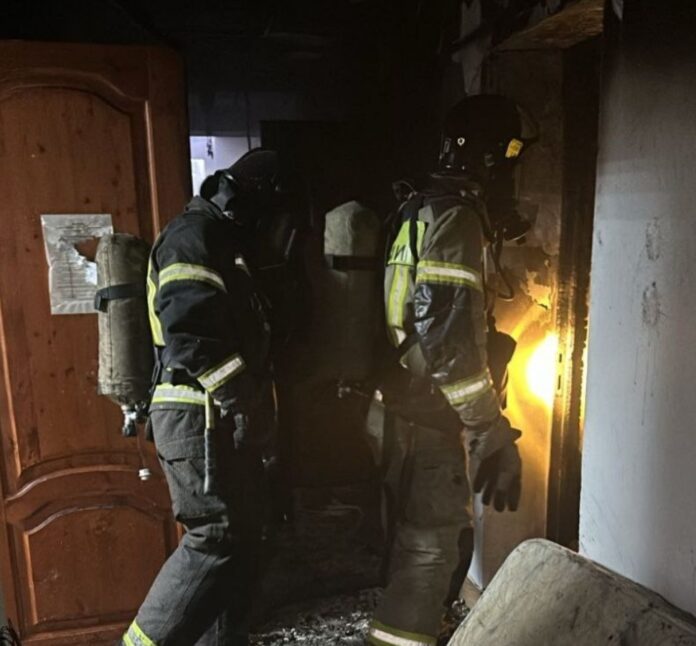 пожар в общаге