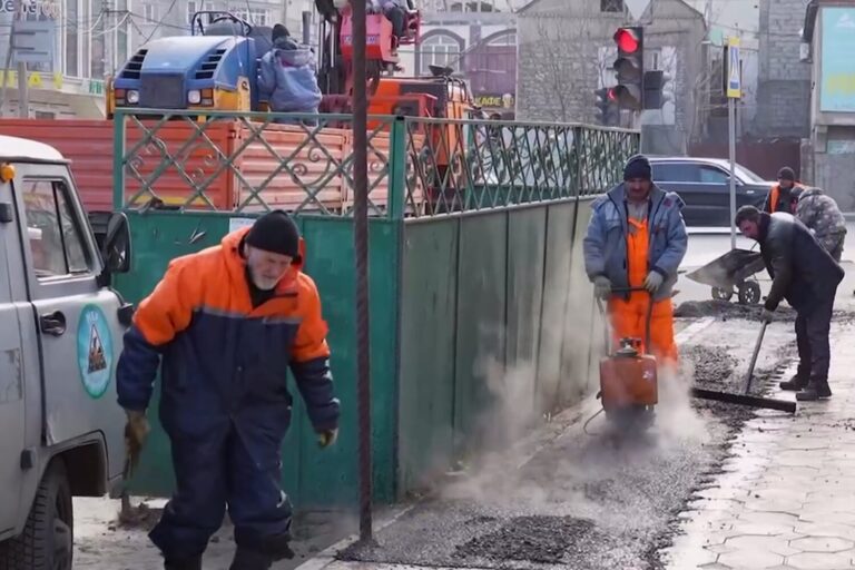 Дороги приводятся в порядок