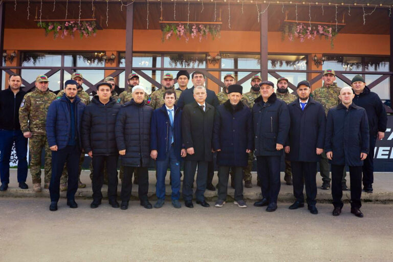 Муфтий Дагестана встретился с бойцами батальона «Каспий»