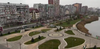 Масштабное благоустройство вокруг «Паруса» у озера Ак-Гель в Махачкале завершается