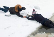 Что делать, если человек провалился под лед? Рекомендации Минздрава Дагестана