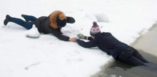 Что делать, если человек провалился под лед? Рекомендации Минздрава Дагестана