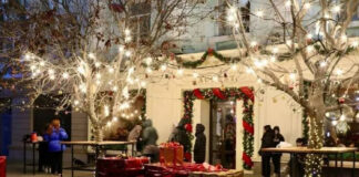 Предпринимателей поблагодарили за новогоднее украшение города