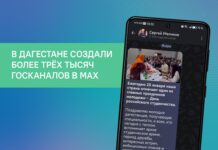 Дагестан вошел в пятерку лидеров по количеству госканалов в мессенджере MAX