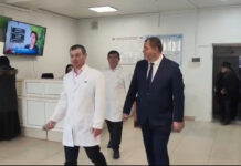 Глава Минздрава Дагестана проинспектировал ход капитального ремонта в РКБ им. А.В. Вишневского