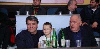 Мэр Махачкалы Джамбулат Салавов и звезды мирового спорта вышли на арену турнира «Кубок Каспия»