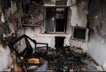 В Махачкале произошёл пожар в двухэтажном жилом доме на ул. Кавказской