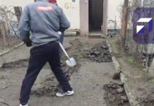 В Махачкале начали восстанавливать дорожное покрытие на улице братьев Нурбагандовых