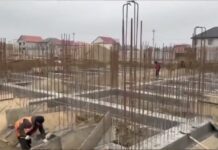 Строительство новой школы в микрорайоне ДОСААФ Махачкалы идет полным ходом