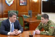 Джамбулат Салавов встретился с участником СВО Саидом Альбориевым
