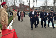 Джамбулат Салавов посетил мероприятие в честь создания отряда «Ястреб-Каспий»