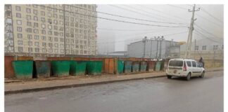 На улице Эльзы Ибрагимовой в Махачкале обновили парк мусорных контейнеров