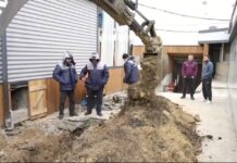 В Махачкале на улице Заморской ведутся аварийные работы на водопроводе