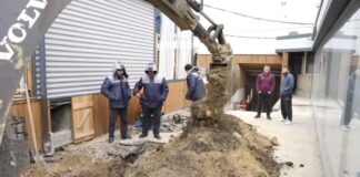 В Махачкале на улице Заморской ведутся аварийные работы на водопроводе