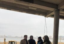 Мэр Махачкалы проинспектировал строительство IT-кампуса «Школа 21» на берегу озера Ак-Гёль