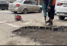 В Махачкале демонтировали 7 незаконных «лежачих полицейских» на улицах Агасиева и Кайтагского