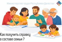 Минтруд Дагестана: заполняем справку о составе семьи правильно