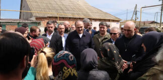 Сергей Меликов и Джамбулат Салавов посетили Новый Хушет